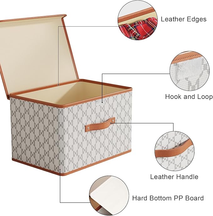 Tuza 2 Pack Fabric Storage Bins - Image 7