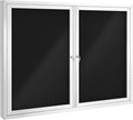 SWANCROWN Weather Resistant Enclosed Bulletin Board Felt Displays Boards Wall by SWANCROWN