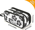 BOENLE Custom Tropical Hawaiian Hibiscus Flowers Pencil Case Box Boys Girls - Image 6