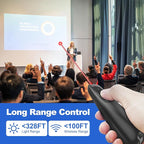 Presentation Clicker with Case Storage: Wireless Presenter Remote: Red Laser - Image 4