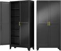 75" metal garage storage cabinet with 2 doors, main product view