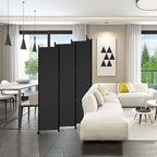 MAYOLIAH 6 Panel Room Dividers Folding Privacy Screen, 10ft Wide 6ft Tall - Image 2