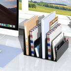 OUTIOE Mail Organizer Countertop, Small Desk File Organizer, Metal File Holder - Image 7