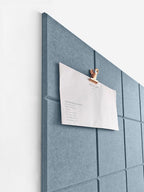 DECORITA Felt Bulletin Board Tiles | Modern Cork Board Alternative | Large Cork - Image 3
