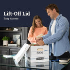 Bankers Box 12-Pack Basic Duty File Storage Boxes - Image 7