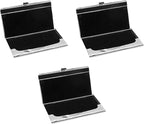 Stephanie Imports Set of 3 Slim & Minimalist Metal Business Card Holder Unisex - Image 2