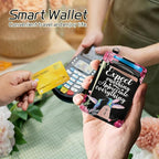 BWEGRHE Small Travel Wallets, Humingbird Flower Slim Minimalist Front Pocket - Image 4