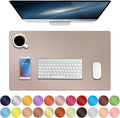 Boutilon Leather Desk Pad Protector, Non-Slip Mouse Pad, Laptop Desk Pad by Boutilon