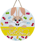 Wood front door sign Wood sign Home decor Welcome sign Sign by Unknown