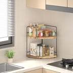 ZGO 2-Tier Bathroom Counter Organizer, Corner and Makeup Organizer - Image 6
