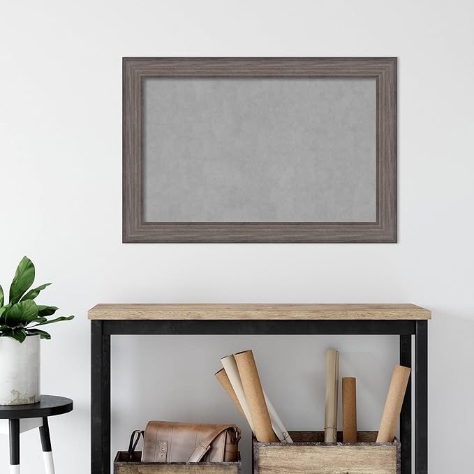 Amanti Art Grey Framed Magnetic Board 25x37 Large Vision Board - Image 6