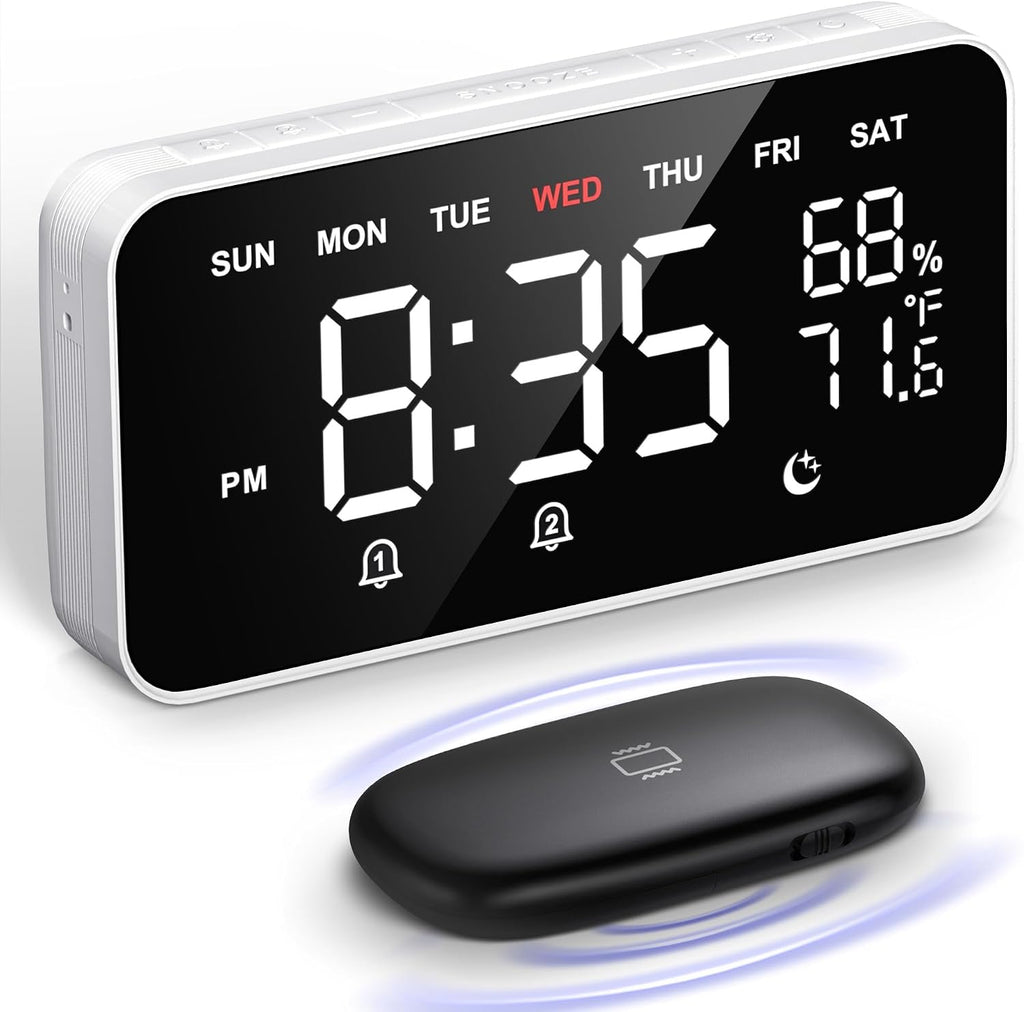 dekala bed shaker loud alarm clock for heavy, main product view