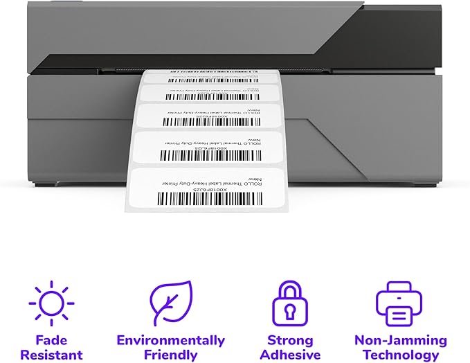 Rollo Direct Thermal 2x1 Barcode Labels - Image 4