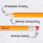 Darice Wood-Cased Pencils, 12 x 24 Pack - Image 3