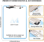 TFDLCG zm 4 PCS Pastel Colored Clipboards, Plastic Clipboard - Image 3