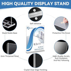 Daofary Acrylic Sign Holder 8.5 x 11 Inches 10 Pack, Double-Sided Stand up - Image 3