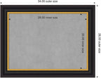 Amanti Art Black Framed Magnetic Board 26x34 Medium Vision Board - Image 2