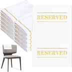 10 Pcs Reserved Chair Signs Cloth Church Placeholder Reserved Pew Signs Chair by XIISVINT