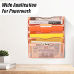EASEPRES 5 Pocket Mesh Hanging Wall File Organizer, Wall Mounted Mail Paper - Image 7