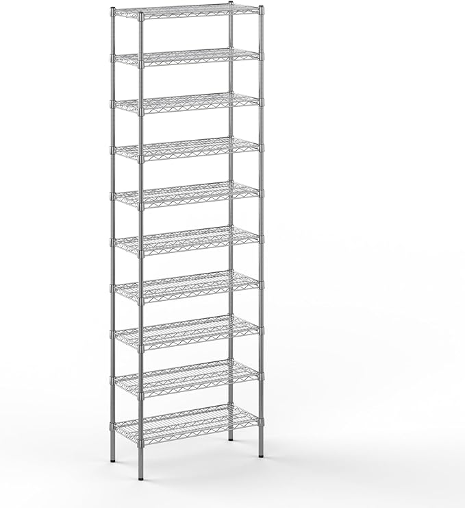 Regal Altair 14" Deep x 30" Wide x 96" Height Wire Shelving Kit | 10-Tier | NSF by Regal+Altair