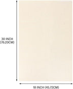 Lineco Bookbinding Super Cloth, 18x30 Inch. Neutral Color, Pack of 2