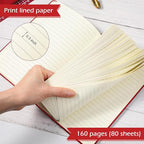 Honoson 20 Pack Lined Journal Notebooks A5 Hardcover Executive Notebook 5.5" x - Image 4