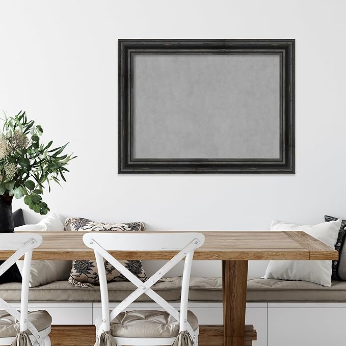 Amanti Art Black Framed Magnetic Board 25x33 Medium Vision Board - Image 5