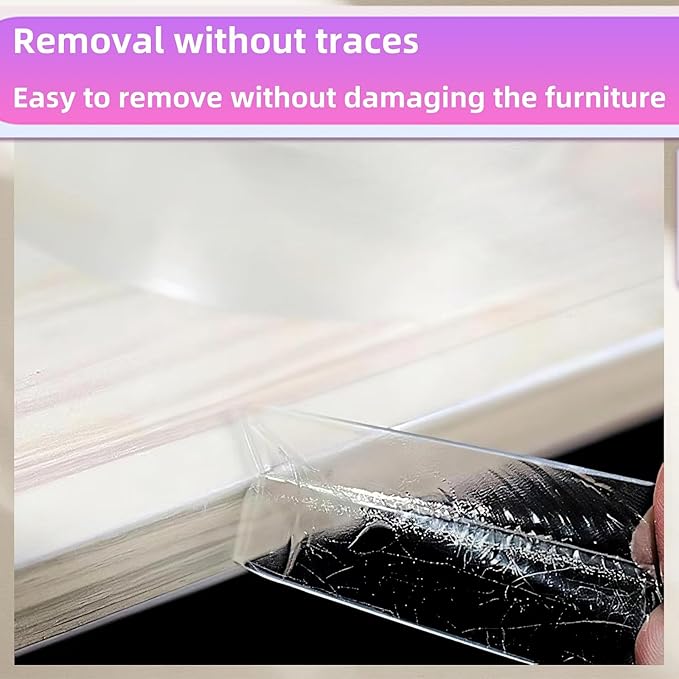 Clear Edge Protector Strip, 2in Width x6.6ft Length, Self Adhesive Protective - Image 6