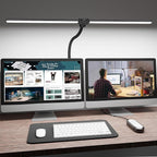 ShineTech LED Desk Lamp for Home Office, 5000K Bright Double Head Architect by ShineTech