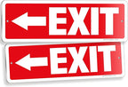 iSYFIX Exit Signs 2 Pack 12x4 Inch by iSYFIXPREMIUMSIGNS