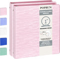 POPRUN 3 Ring Binder 1 Inch, Holds 175 Sheets of 8.5 x 11 Paper, Extra Durable by POPRUN