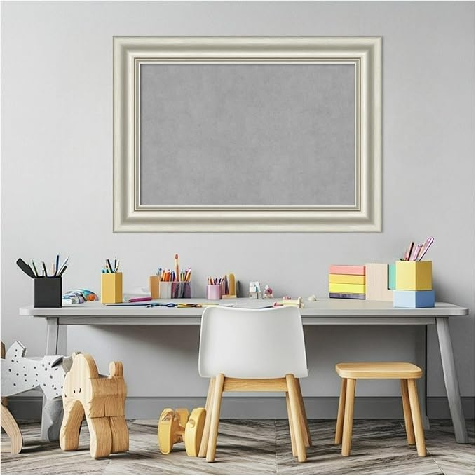 Amanti Art Silver Framed Magnetic Board 22x30 Medium Vision Board - Image 5