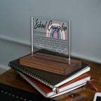 School Counselor Gifts, Thank You Desk Sign - Image 2