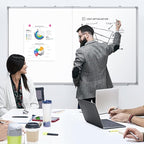 DOLLAR BOSS Large White Board 60 x 36 Inch Foldable Magnetic Whiteboard - Image 7