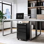 Letaya 3 Drawer Mobile File Cabinet - Image 2