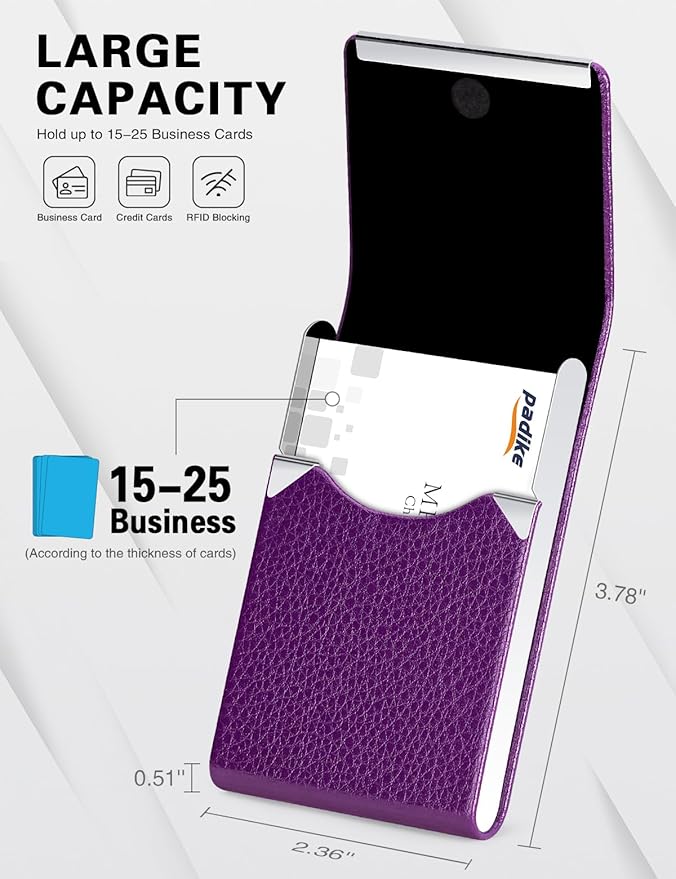 Padike PU Leather Business Card Holder - Image 4