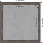 Amanti Art Grey Framed Magnetic Board 23x23 Medium Vision Board - Image 3