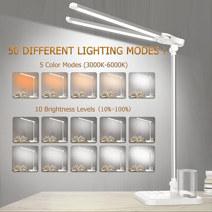 LED Desk Lamp Dimmable Table Lamp - Image 3