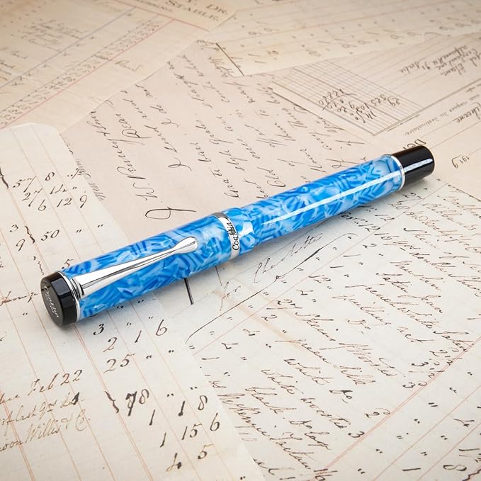 Conklin Duragraph Fountain Pen Ice Blue - Image 15