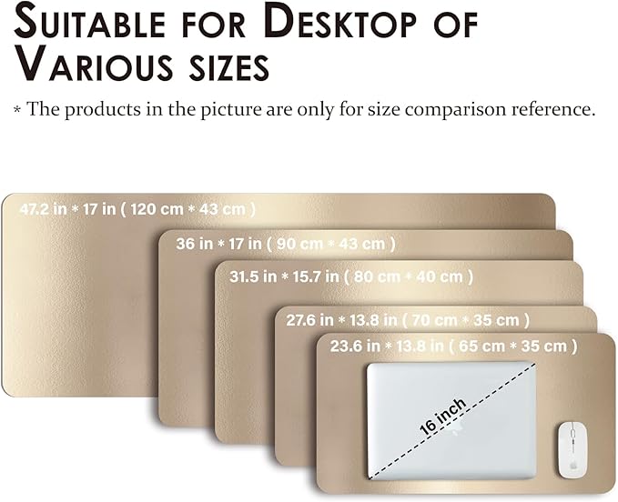 HOMIEAZICOZI Leather Desk Mat - Image 5