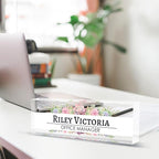 Personalized Name Plate for Desk, Custom Desk Name Plate, Acrylic Name Plate - Image 4