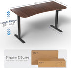 VIVO Electric 63 x 32 in Standing Desk, Memory Height Adjustment, 1B Series - Image 3