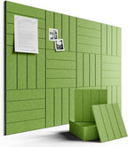 Fluxynara Felt Bulletin Board Tiles Large 48" x 36" Cork Board Alternative-12 by FLUXYNARA