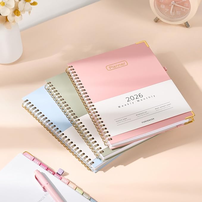 Forvencer 2026 Planner, Hardcover Calendar Planner Weekly and Monthly, Jan 2026 - Image 6