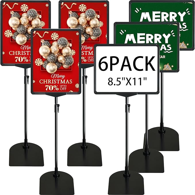 ONCEMORE Sign Holder, 8.5 x 11 Inch Sign Stand by ONCEMORE