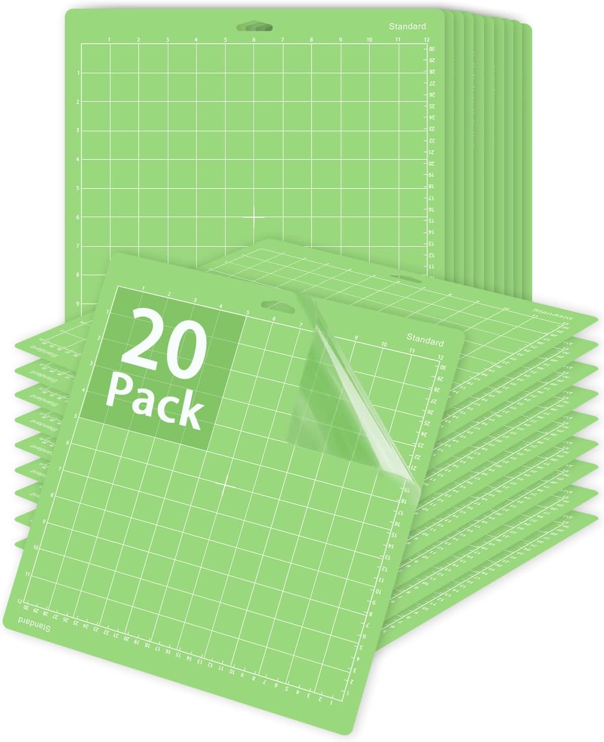 Gwybkq Cutting Mat 12x12 20 Pack, Compatible With Cricut Maker 3/Maker/Explor...