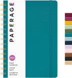 PAPERAGE Lined Spiral Journal Notebook, 160 Pages, Hardcover Journal by PAPERAGE