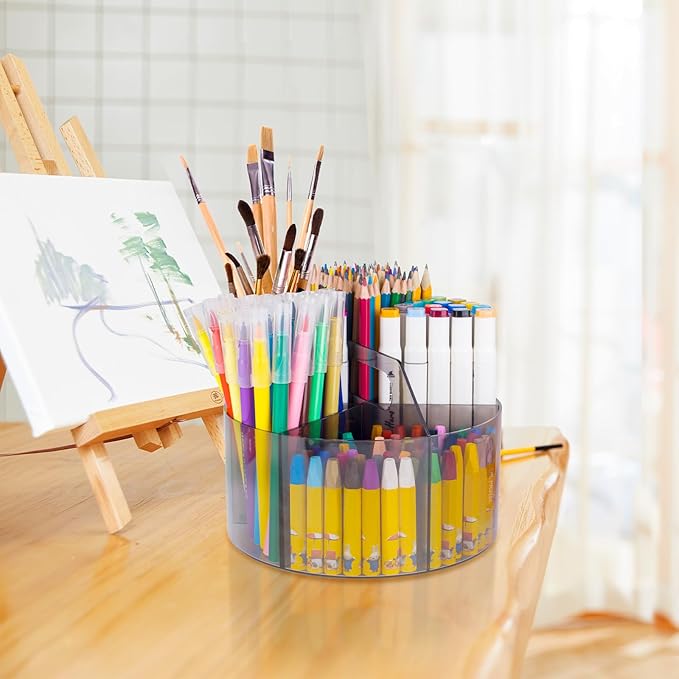 Absonic Acrylic Pen Holder Crayon Organizer - Image 6