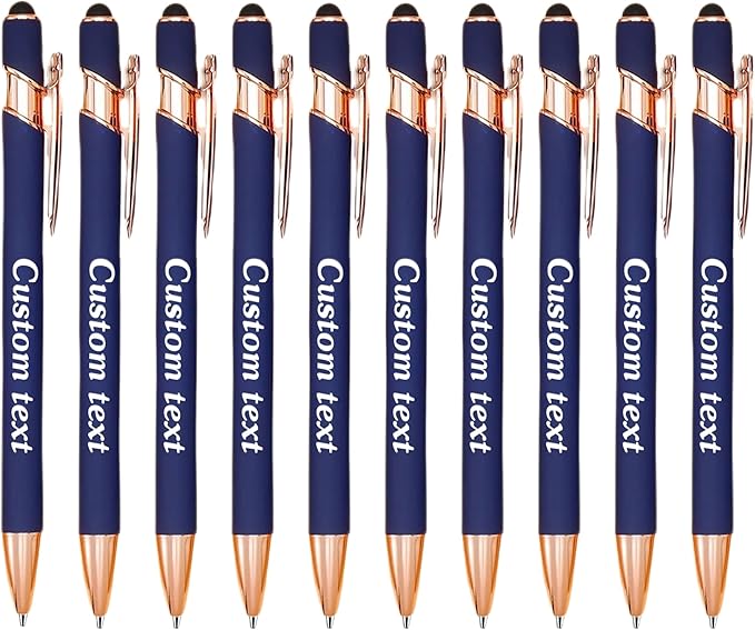 CRME Ballpoint Pen 2-in-1 Stylus Bulk Custom Pens Personalized Engraved Metal by Unknown