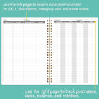 Inventory & Sales Log Book for Small Business – Inventory Ledger Book, - Image 3